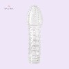 Penis Sleeve Screw Thread Penis Dildo Sheath Condoms Sex Toys for Men Reusable Condom